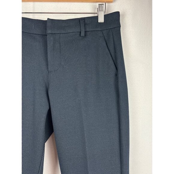 Liverpool Los Angeles Womens Petite Dress Pants 4/27 Navy Stretch Waist - Picture 4 of 5